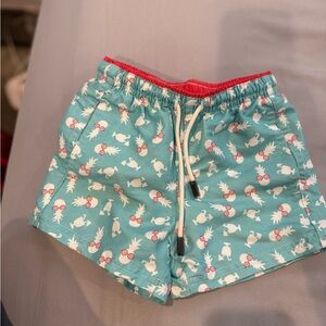 Kids Swim Trunks with Fun Pineapple Print-kids